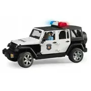 Bruder Jeep Wrangler Unlimited Rubicon Polizeifahrzeug  Mit Polizist 02526 4001702025267