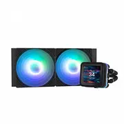 Chłodzenie procesora Alpha2 Ds A24 Bl 240 mm Cpu Liquid Cooler  Black 8800263650224 Awzalwpwalp24Ds