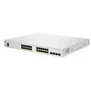Cisco Business 250 Series Cbs250-24P-4G - Switch L3 Smart 24 x 10/100/1000 Poe  4 Gigabit Sfp an Rack montierbar 195 W wiederaufbereitet Cbs250-24P-4Geu-Rf 889728494069