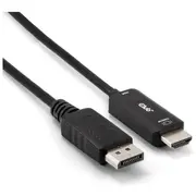 Club3D kabelis Displayport 1.4  Hdmi Hdr 4K60Hz aktīvs 2M mazumtirdzniecība Cac-1083 8719214473242 85444290