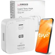 Dūmu un oglekļa monoksīda detektors Firesco Fco-850 Wf ar Wi-Fi Tuya lietotni  5904507904715 42589