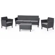 Dārza mēbeļu komplekts Salemo 3 Seater Set pelēks  29205990939 8711245155418