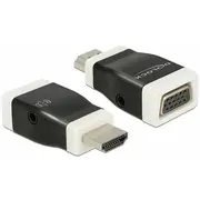 Delock Hdmi Adapter A - D-Sub15 St/Bu screwless Audio  65586 4043619655861 84718000