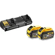 Dewalt Dewalt.zestaw Flexvolt 2X9.0Ah  Dubultā lādētāja 4A Dcb132X2-Qw komplekts 5035048664810