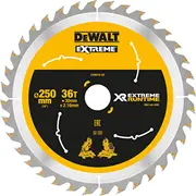 Dewalt Xr Extreme Runtime Dt99572 ripzāģa asmens, Ø 250Mm, 36Z Urbums 30Mm, akumulatora paneļu zāģim  Dt99572-Qz 5035048542330