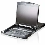 Divu sliežu  divu konsolju 19 Dual rail Console 4710469344787