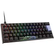 Ducky One 2 Pro Mini spēļu tastatūra, Rgb Led - Cherry Black  Dkon2061St-Adepdazt2 4711394394786