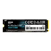 Ssd disks Silicon Power P34A60 2Tb M.2 2280 Pci-E x4 Gen3 Nvme Sp002Tbp34A60M28  4713436129899