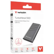 Ārējais Ssd disks Verbatim Turbometal 1Tb Graphite 32021  0023942320210