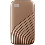 Ārējais Ssd disks Wd My Passport 1Tb Gold Wdbagf0010Bgd-Wesn  0619659183981