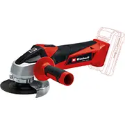 Einhell Power X-Change Akku-Winkelschleifer Tc-Ag 18/115 Li-Solo, 18Volt Rot/Black, ohne Akku und Ladegerät  4431130 4006825628746