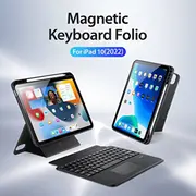 Dux Ducis maciņš planšetdatoram Dk salokāms ar bezvadu tastatūru iPad Pro 10 2022 Black  6934913024638