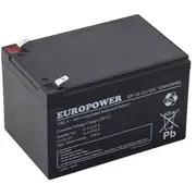 Europower Akumulator 12V 12Ah Agm Ep12-12  5902367800123