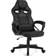 Fotel Sense7 Knight - skórzany, Black  5907783039683