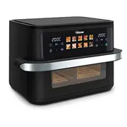Bez eļļas fritieris Tristar Dualzone Flex Airfryer  Fr-9078 Jauda 2800 W Tilpums 10 L Karstā gaisa tehnoloģija Black 8711387998447