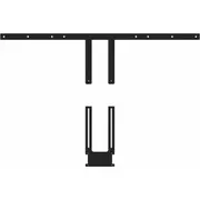 Hagor Poly Display-Adapter 140-191Cm 55-75Zoll fuer Studio und X50 Kameras Vesa max. 800Mm hoehenverstellbar  2286 4250058522863
