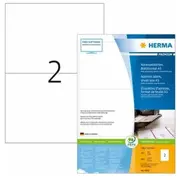 Herma Adressetiketten Premium A5 weiß 105X148 mm 800St.  8691 4008705086912 48219010
