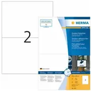 Herma Etik. A4 Outdoor Klebefolie weiß 210X148 mm  80 St. 9541 4008705095419 39191080