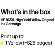 Hp 912Xl / 3Yl83Ae Original Druckerpatrone Gelb Instant Ink  3Yl83AeBgx 0192545866941