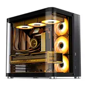 Jonsbo Tk-2 2.0 Midi-Tower, Tempered Glass - Black  Gejb-141 6970620553320