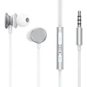 Joyroom vadu austiņas, iekšējās austiņas ar tālvadību un mikrofonu, 3.5Mm ligzda, Silver Jr-Ew03  Jr-Ew03-Slv 6956116769918
