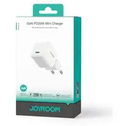 Joyroom Ceļojumu lādētājs Gan ātrās uzlādes Type-C, 20W, Pd 3.0, Qc White Tcg08  Jr-Tcg08-Wht 6956116723736
