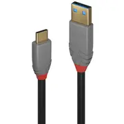 Kabelis Lindy  Usb 3.1 Kabel Typ A/C 5A Pd Anthra Line M/M 1.5M 36912 4002888369121