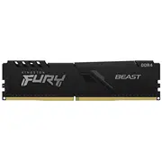 Kingston Kf436C17Bb/8 Technology Fury Beast Dimm, 1X 8 Gb, Ddr4, 3600 Mhz, Cl17, Black  0740617319798