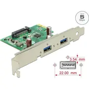 Delock Pci Expr Card 2X Usb3.0 ext  89391 4043619893911 84718000