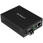 Optiskā šķiedras pārveidotājs Startech Gigabit Ethernet optiskā šķiedra Medienkonverter - 850Nm Mm Lc 500M ar Sfp uztvērēju priekš 10/100/1000 tīkla Mcm1110Mmlc 2775841  0065030861465