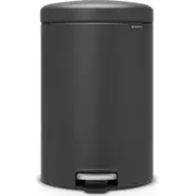 Atkritumu tvertne Brabantia New Icon ar pedāli grey 11 41 82  8710755114182