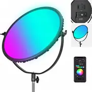 Neewer gredzena lampa apaļa Led Edge-Lit Rgb Bluetooth Vlog 65W 18 uz 14Mm 16Mm / Gr18C  Sb9753 5904647827509