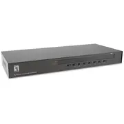 Levelone Kvm Switch  8Xusb-B,8Xvga,8Xps/2,2Xusb-A Black Kvm-3208 4015867229385 84718000
