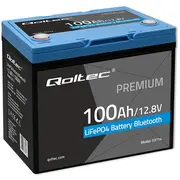 Akumulators Lifepo4 Litija-Dzelzs-Fosfāta  12.8V 100Ah 1280Wh Bluetooth Bms 53714 5901878537146 Azqoluaz0053714