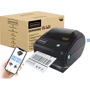 Mini termiskā pašlīmējošo kurjeru etiķešu printeris 100X150 Usb Bluetooth Wifi Zenwire Td-401  6765128 5904507521226