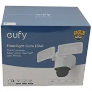 eufy Edge 2 Floodlight Cam E340 T8425321 White  0194644151959 194644151959