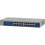Netgear 24-Port Gigabit Ethernet Unmanaged Switch Gs524 Desktop-, Wand- oder Rack-Befestigung  Gs524-300Eus 0606449164770