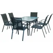 Āra mēbeļu komplekts 6 krēsli 1 galds Bl Hc-891  4772013402244