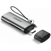 Pārvēršanas ierīce Ugreen Usb-C karšu lasītājs Tf/Sd Grey  50704 6957303857043