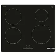 Bosch Pue611Bb6E Sērija 4 indukcijas virsma ar sildīšanas zonām, skārienvadība, taimeris, Black  4242005289752