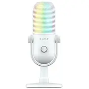 Razer Seiren V3 Chroma White - Rgb Usb Mikrofon mit Tap-To-Mute-Funktion  Rz19-05060200-R3M1 8887910000465