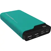 Realpower Powerbank Pb-15000C  grün 15.000Mah 243968 4040895004314 85076000
