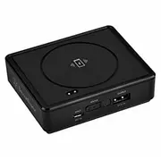 Silverstone Sst-Qib052 Qi lādētājs - Black  Zuba-059 4710007223604