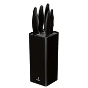 Smile Sns-6 6 daļu bloku nažu komplekts Black  5903151023308 Agdslenoz0002