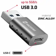 Swissten Adapteris Usb-A / Usb-C  55500200 8595217478893
