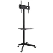 Stojak mobilny Lcd/Led 23-55Cali regulowany z półką, Black  100730 8051128100730 Ajteyl000100730