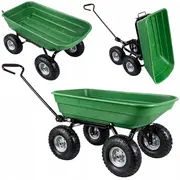 Dārza transporta rati ar izņemamu nolokāmu paplāti Green 120 kg  5905991074663
