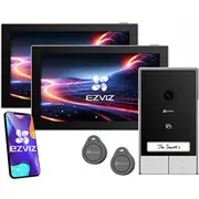Zestaw wideodomofonowy Ezviz Hp7 z dwoma monitorami  Cs-Hp7 3Mp,2-Family Kit 6941545638065