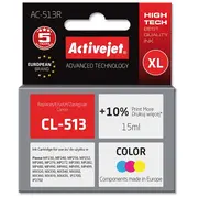 Activejet Ac-513R Tintes kasetne Rezerves Canon Cl-513 Premium 15 ml color  5901452157944 Expacjaca0113