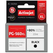 Activejet Ac-560Nx Tintes kasetne Nomaiņai Canon Pg-560Xl Supreme 22 ml black  5901443122678 Expacjaca0179